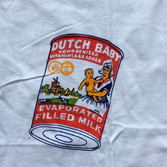 70's Dutch Baby Evaporated Condensed Milk Thin Tee - Picture 5 of 6